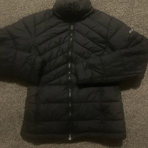 High quality black columbia puffer jacket like new size M no flaws